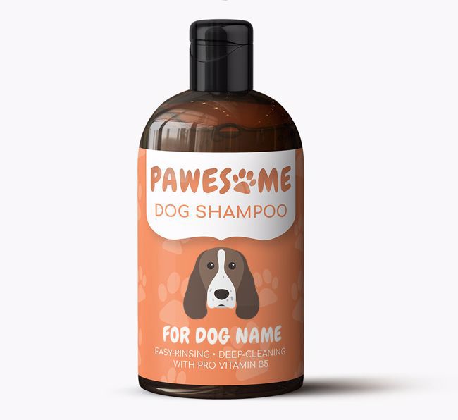 Personalised Dog Shampoo 'Pawesome' for {dogsName}